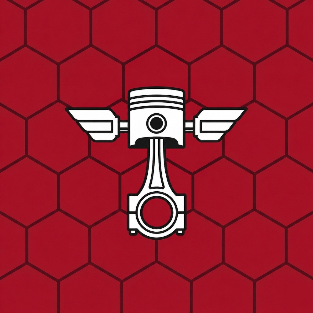 MEGA piston emblem
